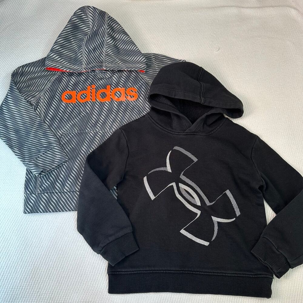 Under Armour and Adidas hoodie bundle